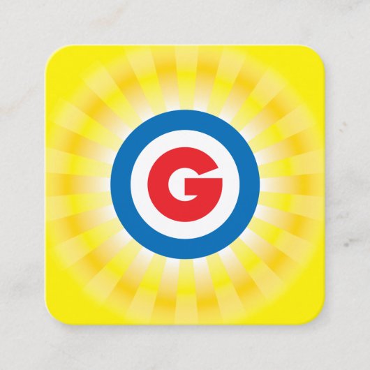 Gary Grayson Business Card Quadratische Visitenkarte (Vorderseite)