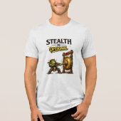 Gary Grizzlefang Stealth ist optional Tri-Blend Shirt (Vorderseite)