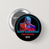 Gary Guerrier für NYC Mayor 2021 Button (Vorne & Hinten)