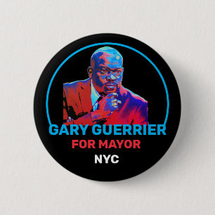 Gary Guerrier für NYC Mayor 2021 Button