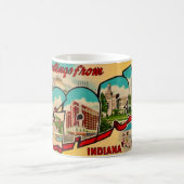 Gary Indiana Grußkarte  Kaffeetasse (Mittel)