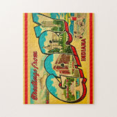 Gary Indiana Grußpostkarte Puzzle (Vertikal)