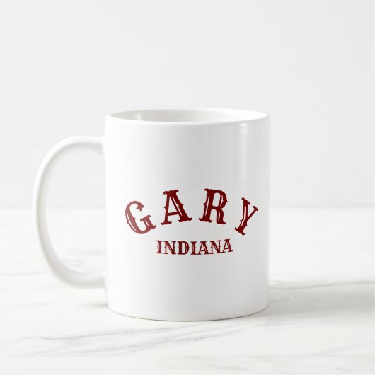 Gary, Indiana Kaffeetasse (Links)
