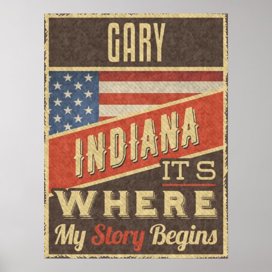 Gary Indiana Poster (Vorne)
