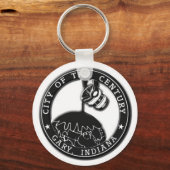 Gary, Indiana Siegel Schlüsselanhänger (Vorderseite)