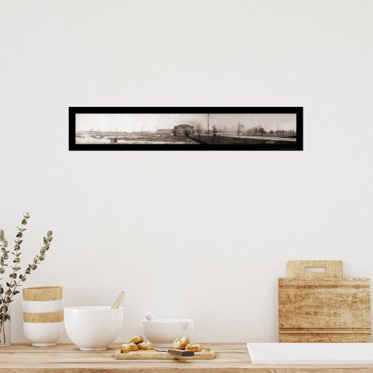 Gary Indiana Steel Foto 1910 Poster (Küche)