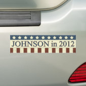 Gary Johnson 2012 Autoaufkleber (Auf Auto)