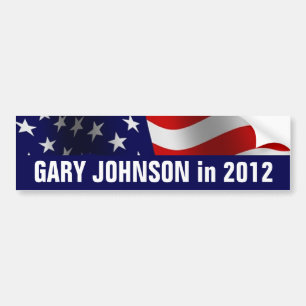 Gary Johnson 2012 Autoaufkleber