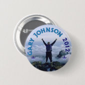 Gary Johnson 2012 Button (Vorne & Hinten)