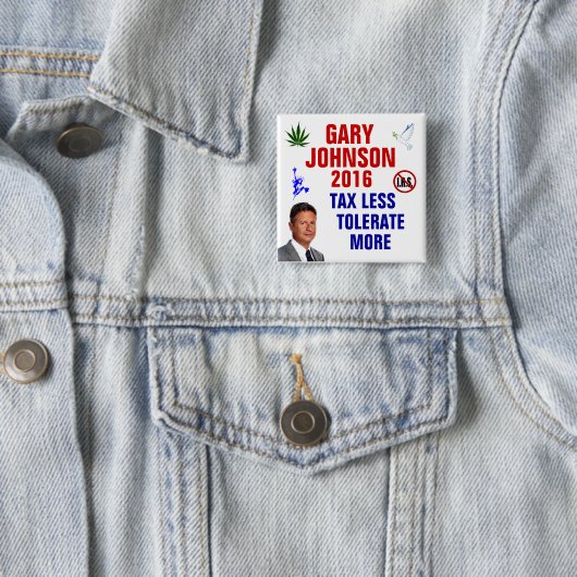 Gary Johnson 2016 Button (Beispiel)