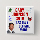 Gary Johnson 2016 Button (Vorderseite)