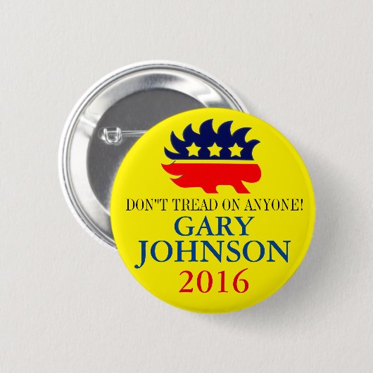 Gary Johnson 2016 Button (Vorne & Hinten)