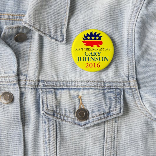 Gary Johnson 2016 Button (Beispiel)