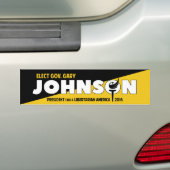 Gary Johnson 2016 liberalistisches Voluntarist Autoaufkleber (Auf Auto)