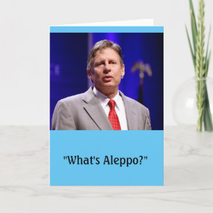 Gary Johnson Birthday Card Karte
