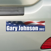 Gary Johnson für Präsidenten Autoaufkleber (Auf Auto)