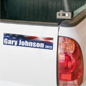 Gary Johnson für Präsidenten Autoaufkleber (Auf Lkw)