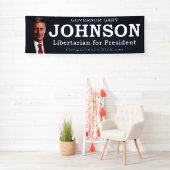 Gary Johnson für Präsidenten Banner (Insitu)