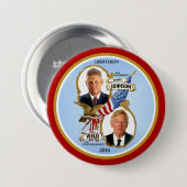 Gary Johnson für Präsidenten Button (Vorne & Hinten)