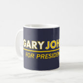 Gary Johnson für Präsidenten Tasse 2016 (Vorderseite Links)