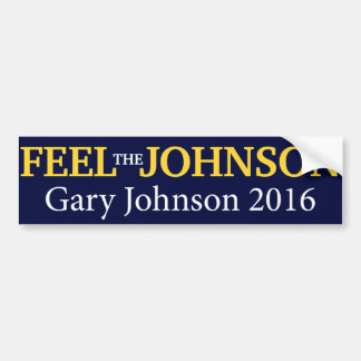 Gary Johnson - glauben Sie dem Autoaufkleber