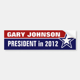 Gary Johnson im Jahre 2012 Autoaufkleber