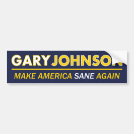 Gary Johnson machen Amerika gesunden Autoaufkleber