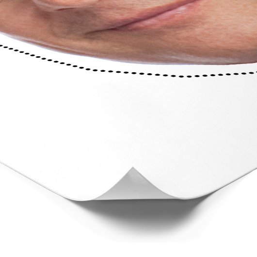 Gary Johnson Mask Cutout Poster (Ecke)