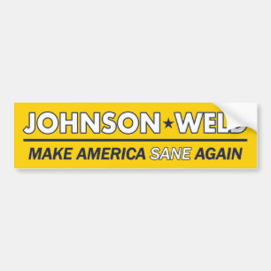 Gary Johnson/Schweißungs-Liberalist-Autoaufkleber Autoaufkleber