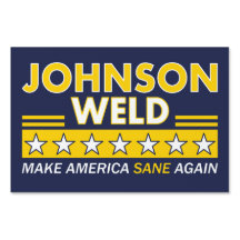 Gary Johnson / Weld Libertarian Election Yard Sign