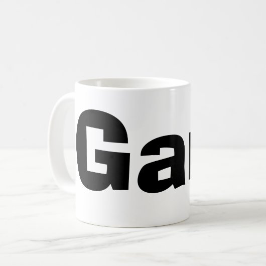 Gary Kaffeetasse (Vorderseite Links)