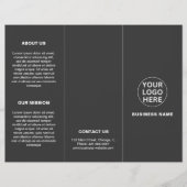 Gary logo l Business Promotion Trifold Broschüre (Vorderseite)