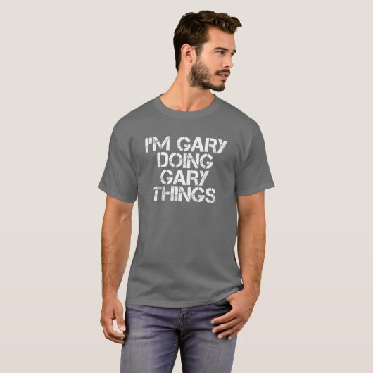 GARY MACHT GARY DINGS Funny Christmas Gift Id T-Shirt (Vorne ganz)