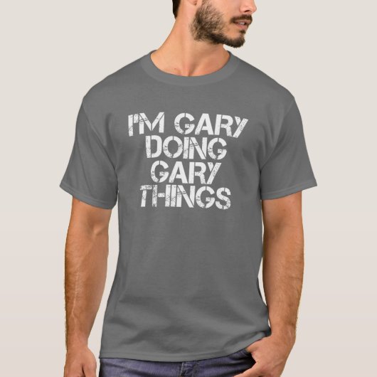 GARY MACHT GARY DINGS Funny Christmas Gift Id T-Shirt (Vorderseite)