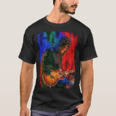 Gary Moore Tribute Portrait Art Essential T - Shir T-Shirt (Vorderseite)