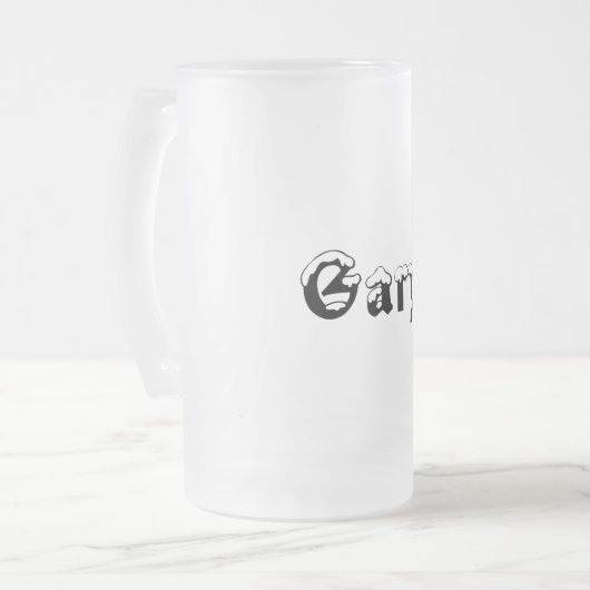Gary-Name Art-Mattierte Tasse (Vorderseite Links)