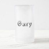 Gary-Name Art-Mattierte Tasse (Mittel)
