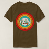 Gary Name Shirt Vintag Gary Circle (Design vorne)