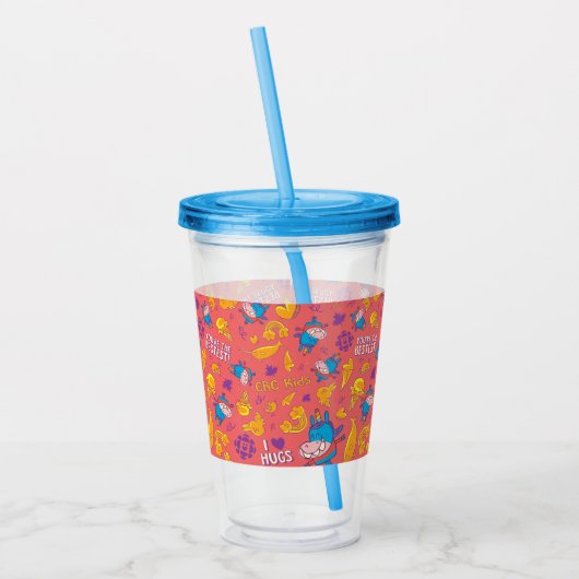 Gary Pattern Acryltrinkbecher (Links)