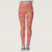 Gary Pattern Erwachsene Leggings (Vorderseite)