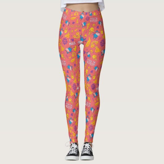 Gary Pattern Erwachsene Leggings (Vorderseite)