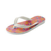 Gary Pattern Kids' Flip Flops Kinderbadesandalen (Schrägansicht)