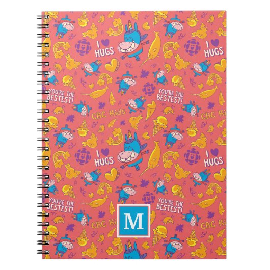 Gary Pattern Monogram-Notebook Notizblock (Vorderseite)