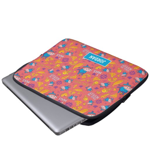 Gary Pattern Personalisierter Laptop-Sieb Laptopschutzhülle (Vorne Knopf)