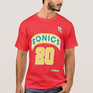 Gary Payton Retro Supersonics Jersey 90er Style Fa T-Shirt
