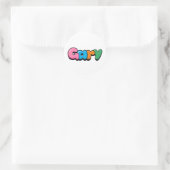Gary Runder Aufkleber (Tasche)