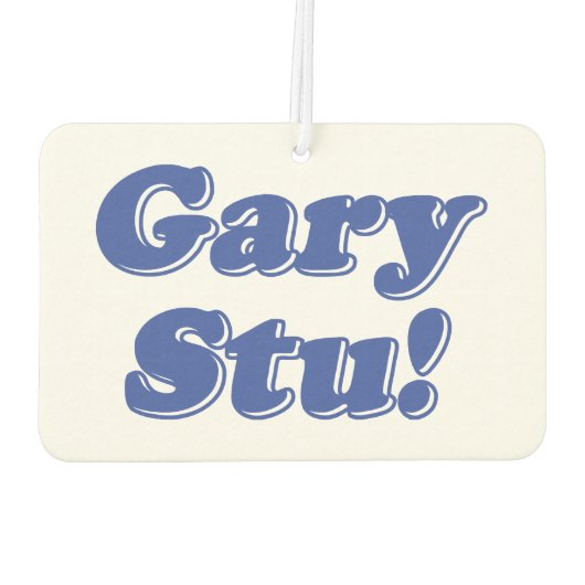 Gary Stu! Autolufterfrischer (Rückseite)