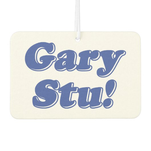 Gary Stu! Autolufterfrischer (Vorderseite)