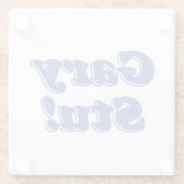 Gary Stu! Glasuntersetzer (Rückseite)