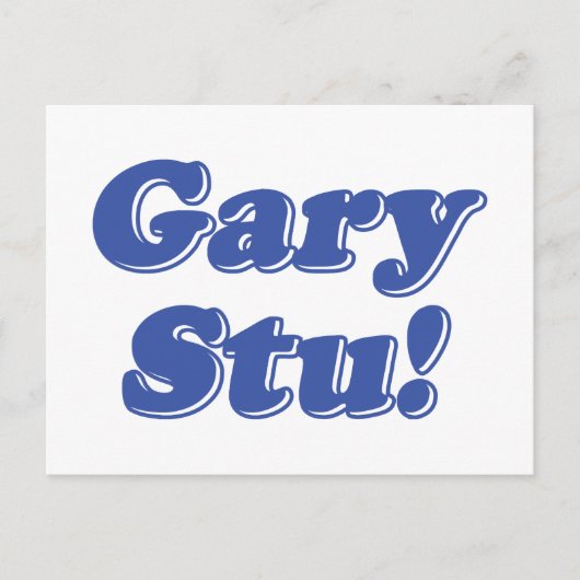 Gary Stu! Postkarte (Vorderseite)
